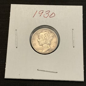 1930 Mercury Silver Dime