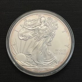 2012 American Silver Eagle .999 Fine Silver Dollar Coin