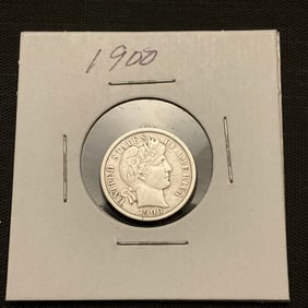 1900 Barber Silver Dime