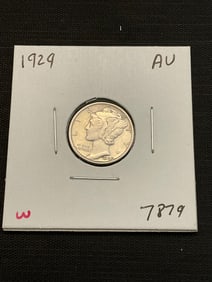 1929 Mercury Silver Dime