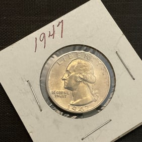 1947 Washington Silver Quarter