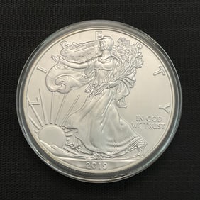 2019 American Silver Eagle .999 Fine Silver Dollar Coin