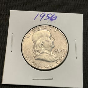 1956 Franklin Silver Half Dollar