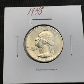 1948 Washington Silver Quarter
