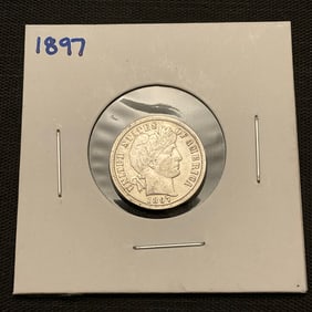 1897 Barber Silver Dime