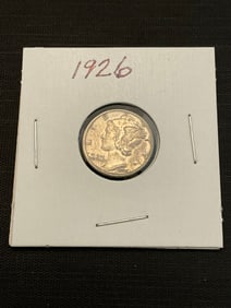 1926 Mercury Silver Dime