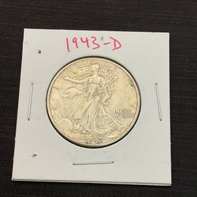 1943 D Walking Liberty Silver Half Dollar