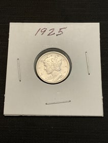 1925 Mercury Silver Dime