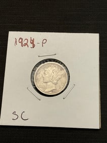 1924 Mercury Silver Dime