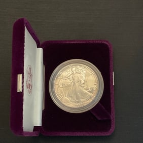 1986 S American Eagle One Ounce Silver Proof Coin