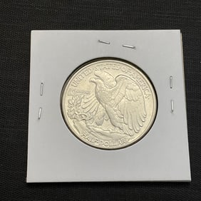 1945 Walking Liberty Silver Half Dollar