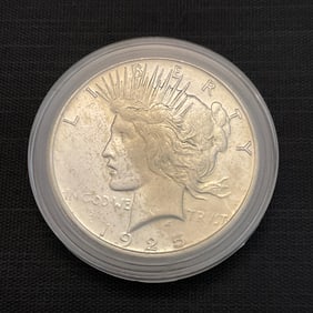 1925 S Peace Silver Dollar