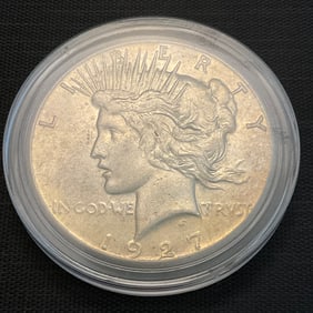 1927 Peace Silver Dollar