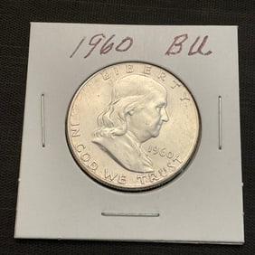 1960 Franklin Silver Half Dollar
