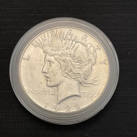 1922 S Peace Silver Dollar