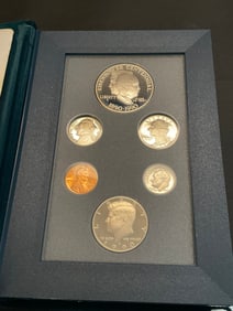 US Mint 1990 Prestige Silver Proof Set with Eisenhower Centennial Coin
