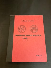 Jefferson Head Nickels Binder 1938 - 1977