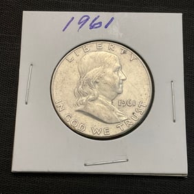 1961 Franklin Silver Half Dollar
