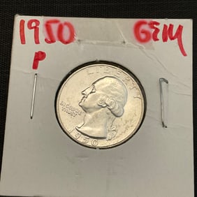 1950 Washington Silver Quarter