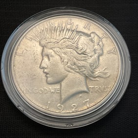 1927 D Peace Silver Dollar