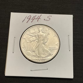 1944 S Walking Liberty Silver Half Dollar
