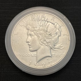 1927 D Peace Silver Dollar
