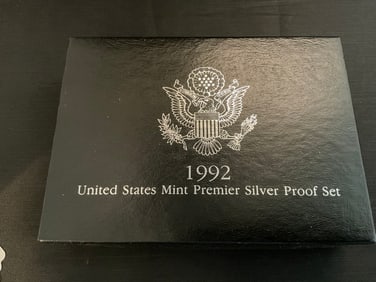 US Mint 1992 Premier Silver Proof Set