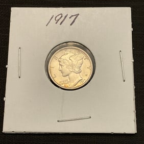 1917 Mercury Silver Dime