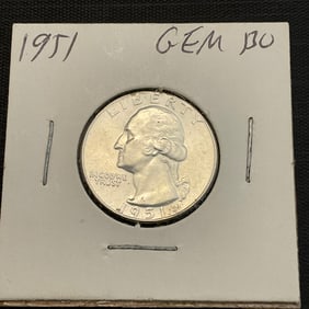 1951 Washington Silver Quarter