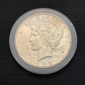 1922 D Peace Silver Dollar