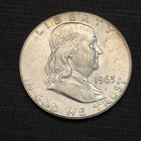 1963 Franklin Silver Half Dollar