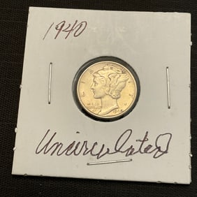 1940 Mercury Silver Dime