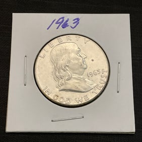 1963 Franklin Silver Half Dollar