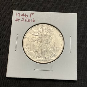 1946 Walking Liberty Silver Half Dollar