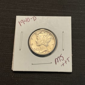 1940 D Mercury Silver Dime
