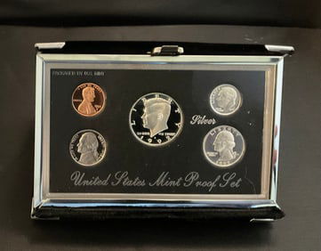 US Mint 1992 Premier Silver Proof Set