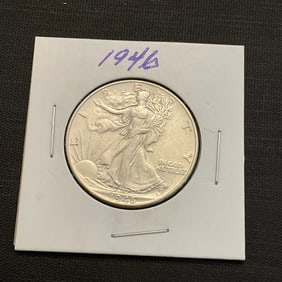 1946 Walking Liberty Silver Half Dollar