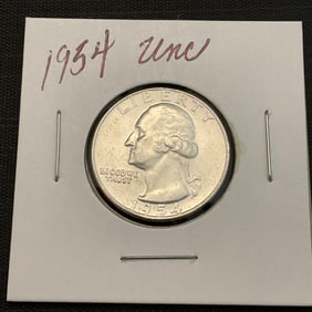 1954 Washington Silver Quarter