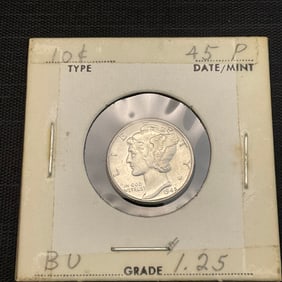 1945 Mercury Silver Dime