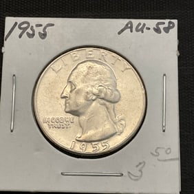 1955 Washington Silver Quarter
