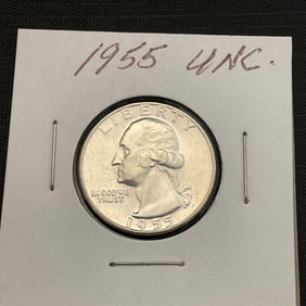 1955 Washington Silver Quarter