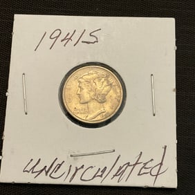 1941 S Mercury Silver Dime