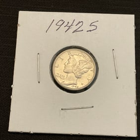 1942 S Mercury Silver Dime