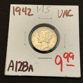 1942 Mercury Silver Dime