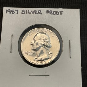 1957 Washington Silver Proof Quarter