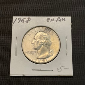 1958 Washington Silver Quarter