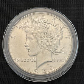 1934 D Peace Silver Dollar