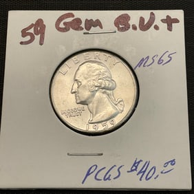 1959 Washington Silver Quarter