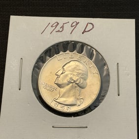 1959 D Washington Silver Quarter