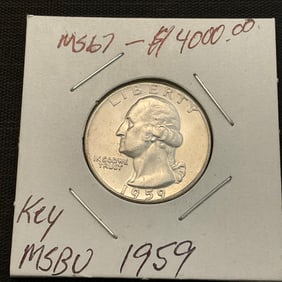 1959 Washington Silver Quarter